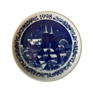 Royal Copenhagen Miniature Annual Plate ROSKILDE CATHEDRAL Vintage 1998